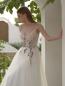 Preview: Romantisches Brautkleid mit floraler Stickerei & zarten Trägern SH-021